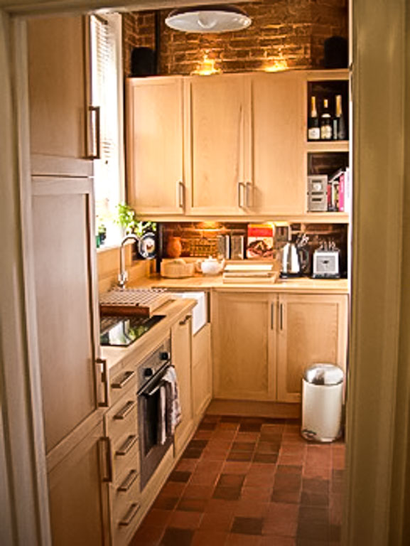 custom beech kitchen