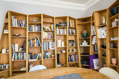 designer shelving