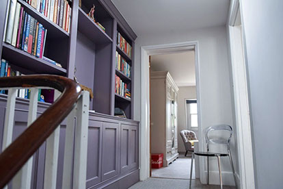 hallway bookcase