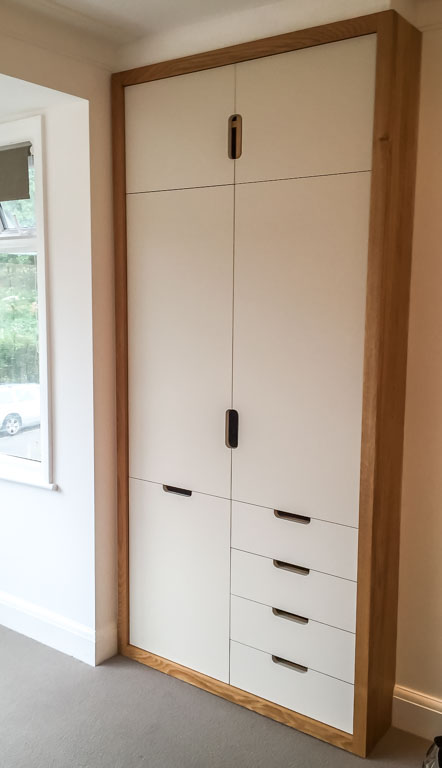 sparyed doors oak surround